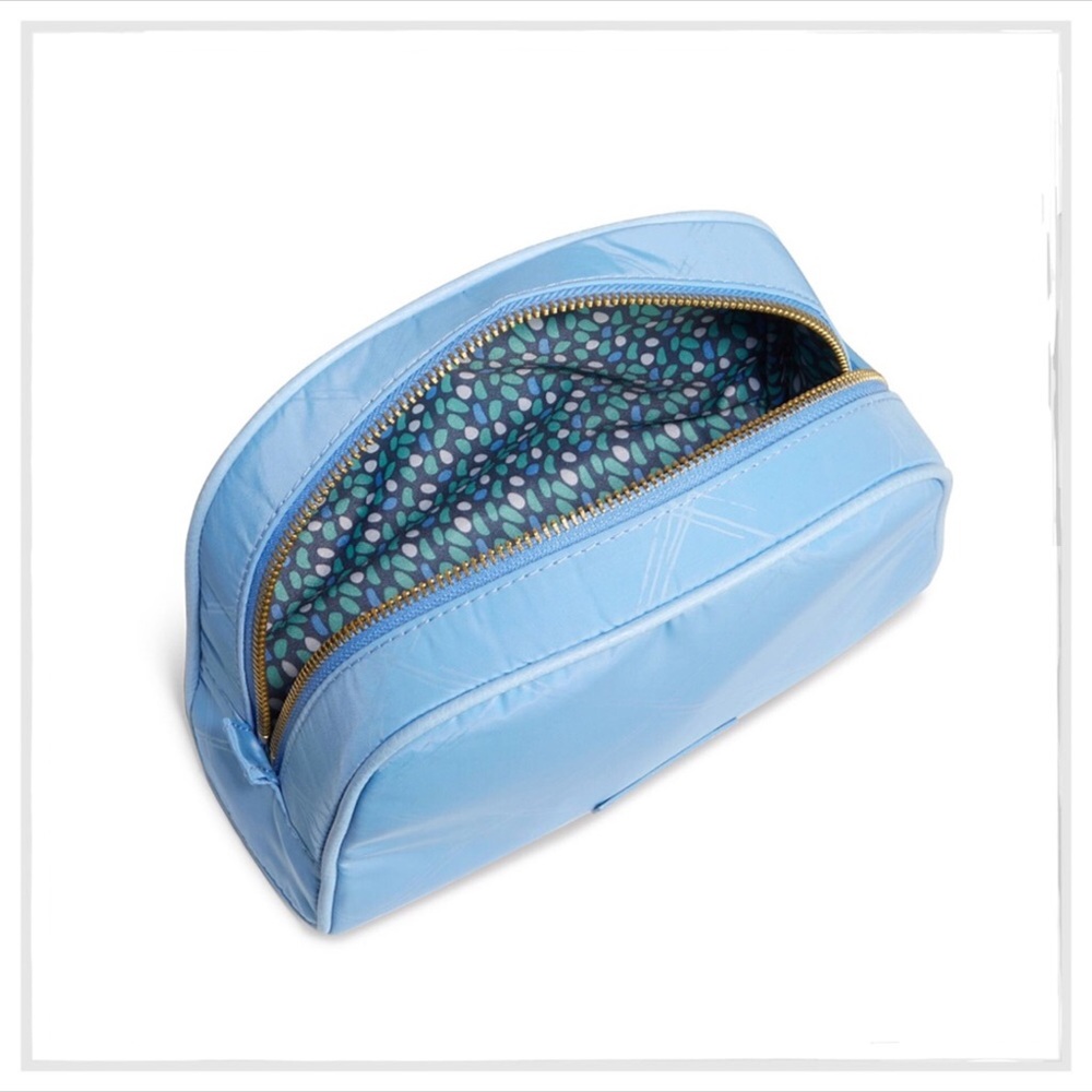 NEW Vera Bradley Preppy Poly Medium Cosmetic Bag - Picture 3 of 3